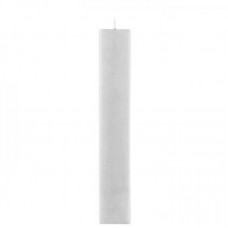 Λαμπάδα Πλακέ 25X4,5X1,3cm Λευκή_CAND-PL03